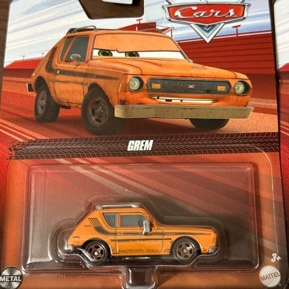 Set of 4 Disney Pixar Cars Die-Cast Metal - Acer Gremlin Mater Darrell Cartrip - Picture 3 of 8